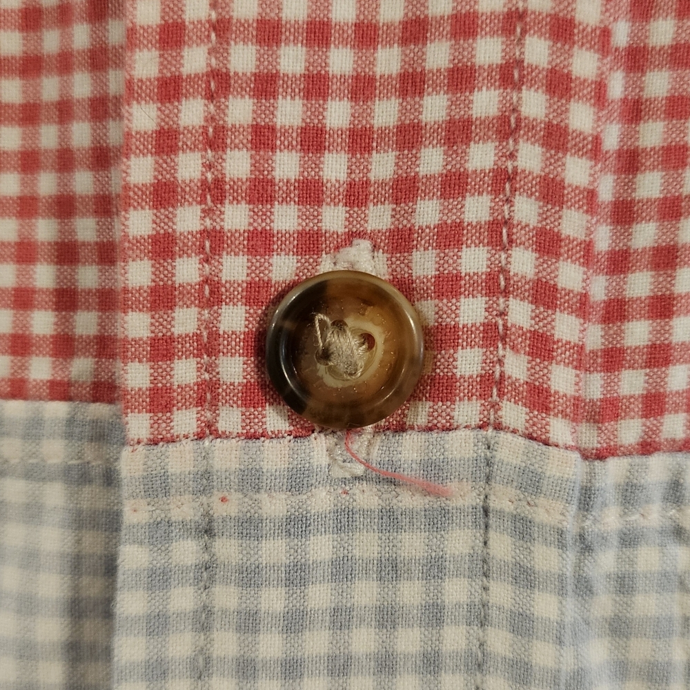 Orvis Patchwork Gingham Button-Down Short-Sleeve … - image 3